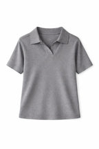 Grey Signature Must Have Collard Knit Polo