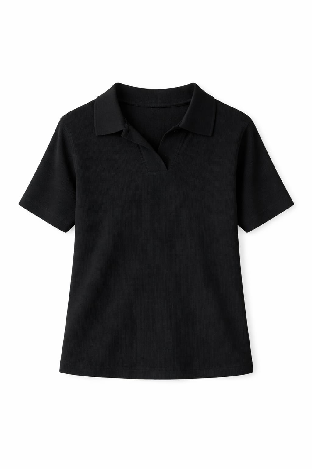 Black Signature Must Have Collard Knit Polo