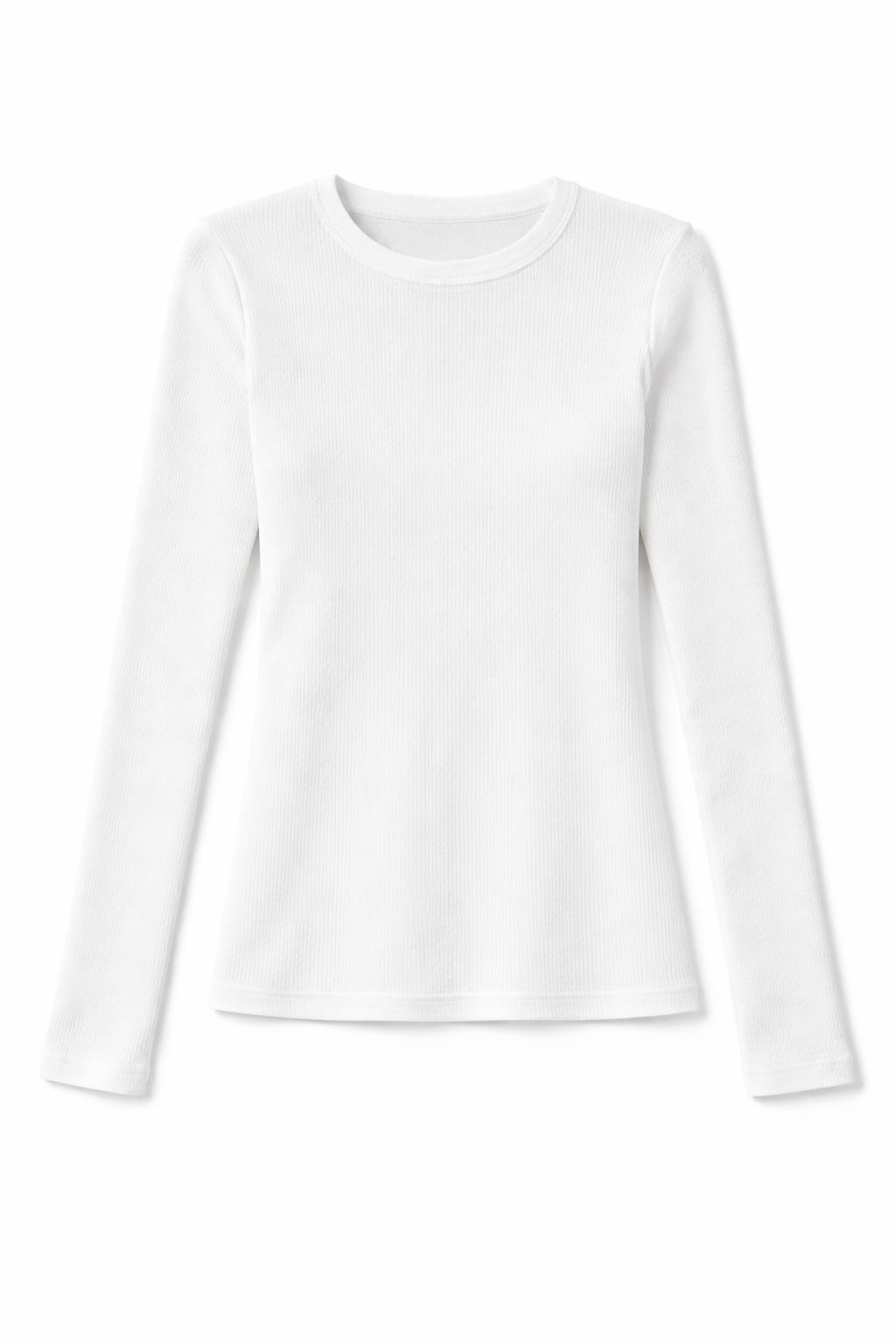 White 150 Cotton Blend Long Sleeve