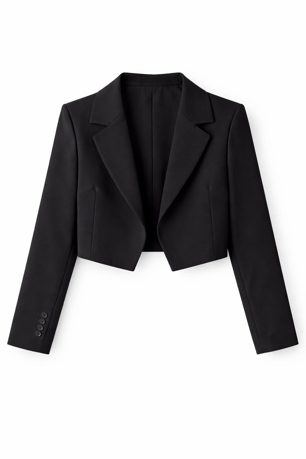 Black She’s a Boss Cropped Blazer