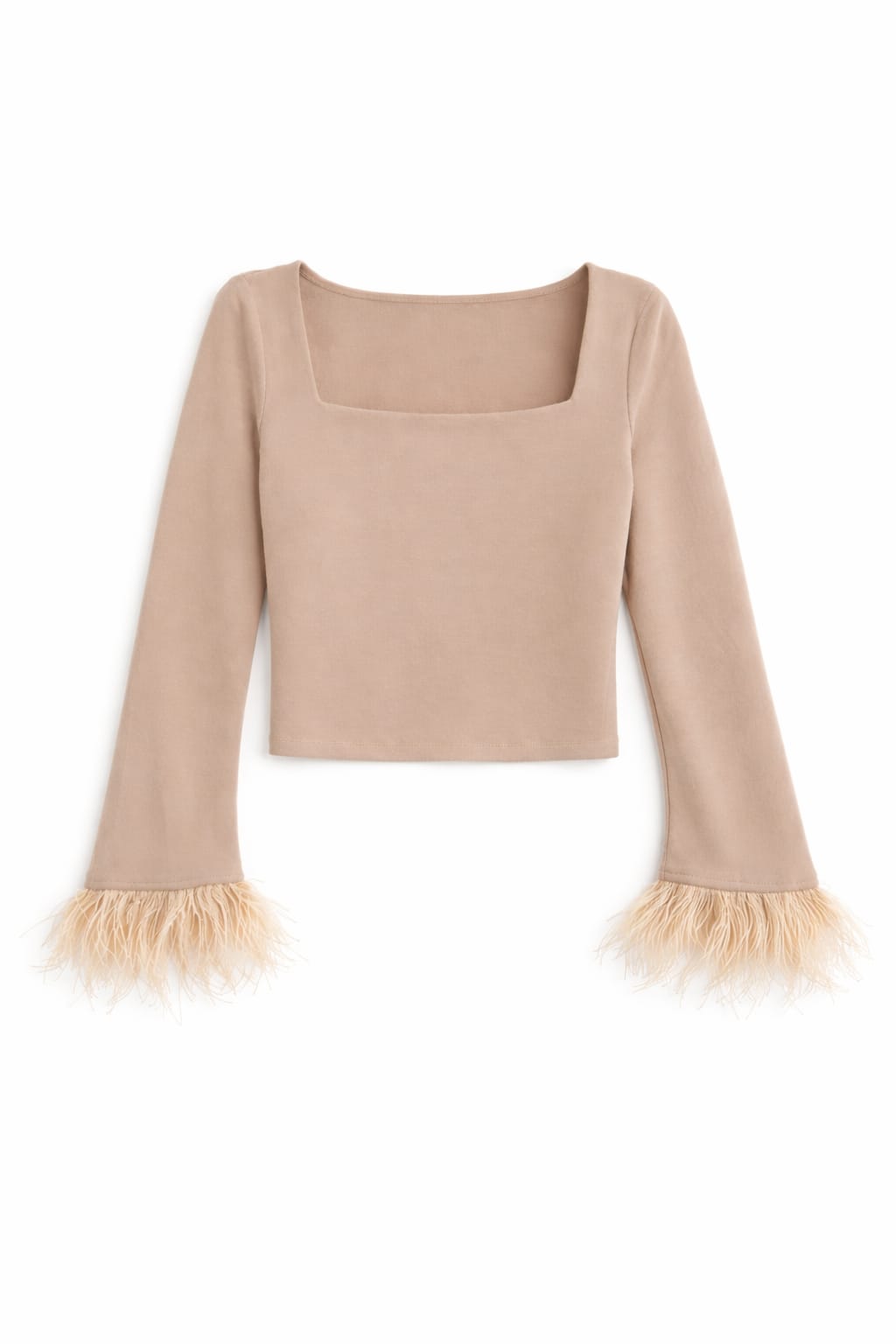 Cafe Fur Sleeve Top