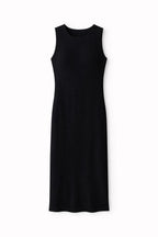 Black 101 Interknit Long Basic Dress