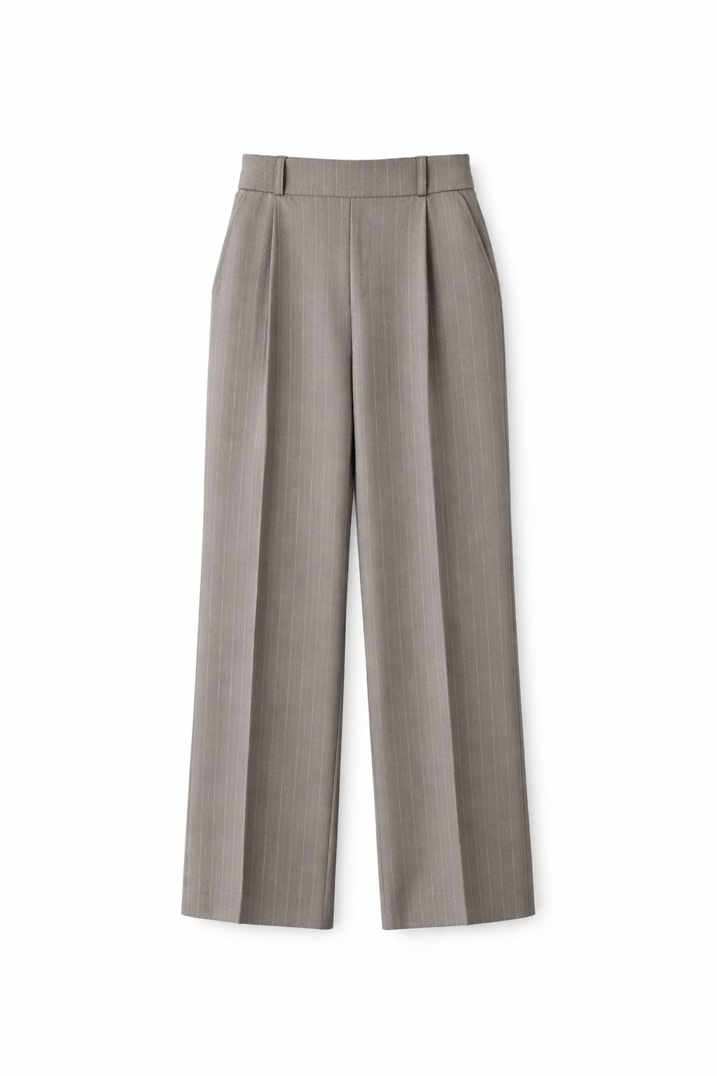 Olive Striped Frillu Signature Pants