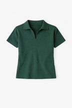 Teal Frillu Signature Knit Polo