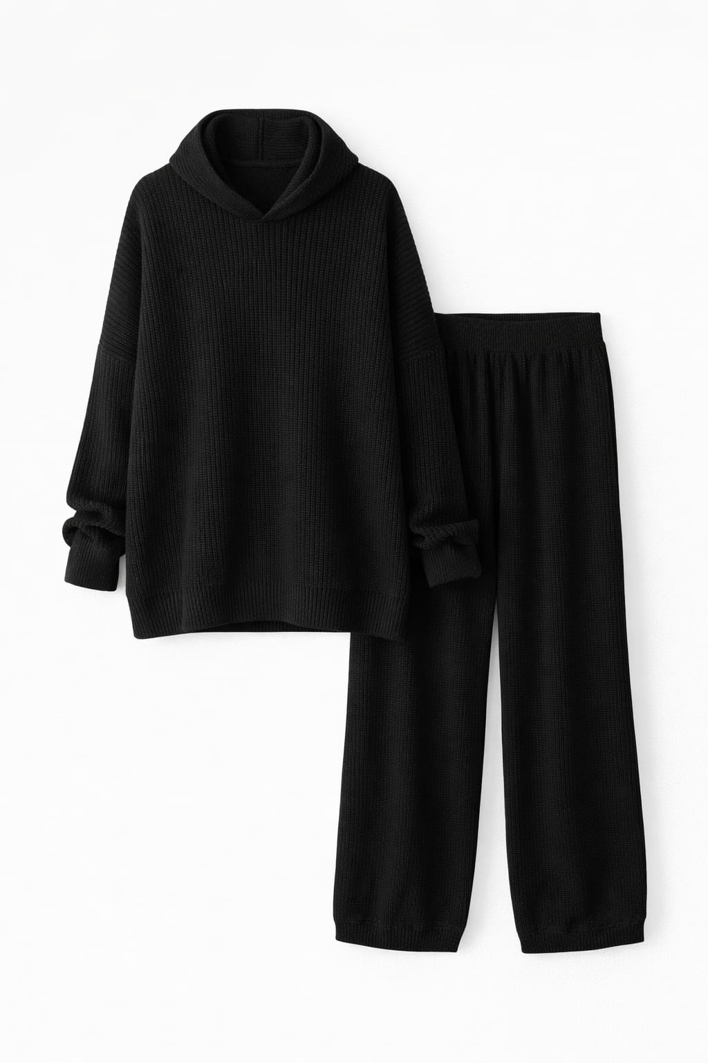 Black Knit Set