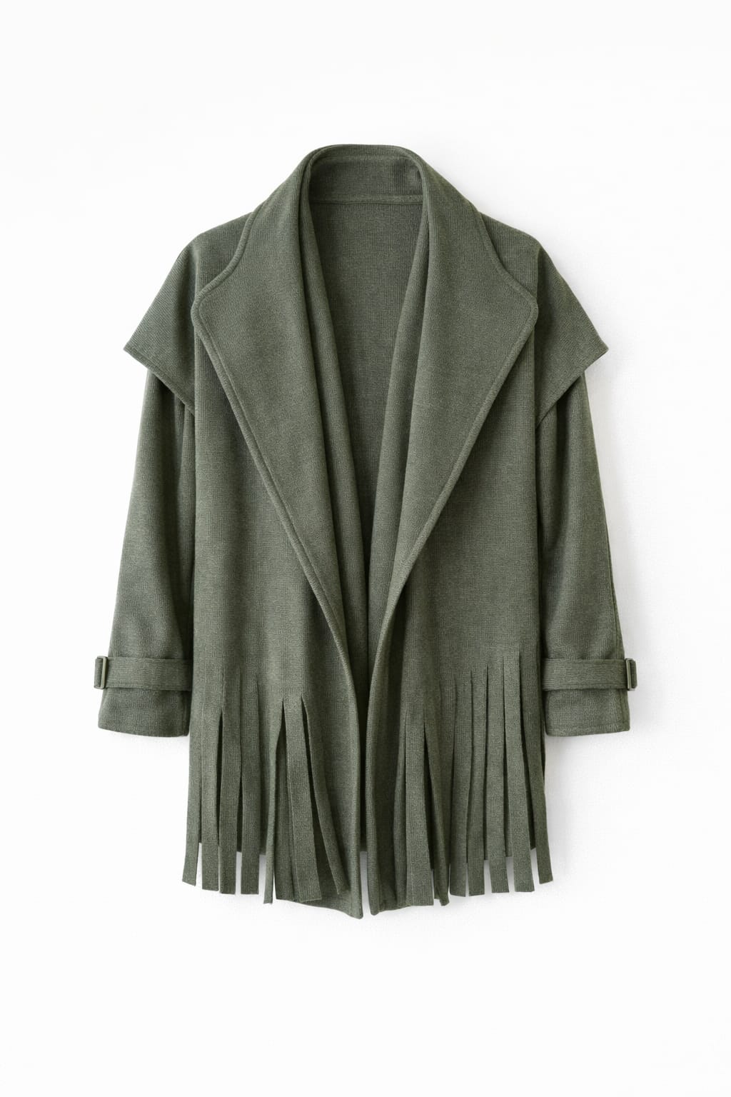 Olive Fringe Jacket