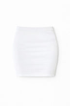 White Scuba Skirt