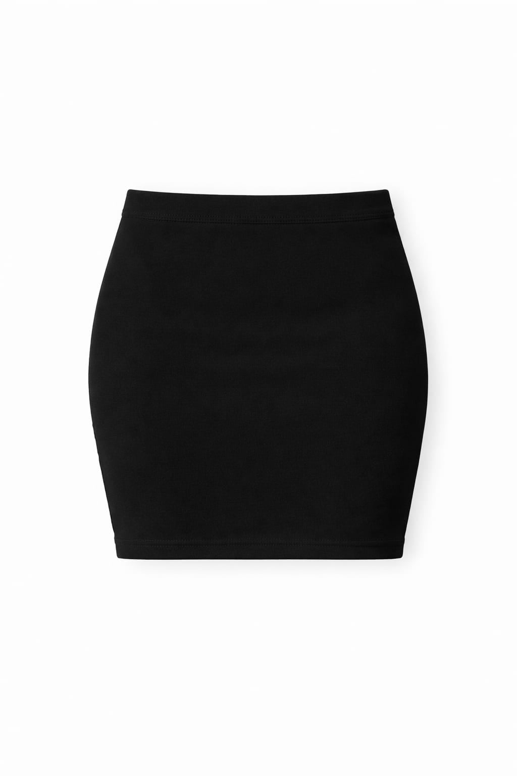 Black Scuba Skirt