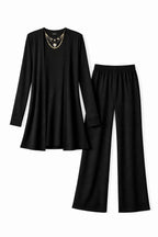 Black 3 Pieces Everyday Lounge Set