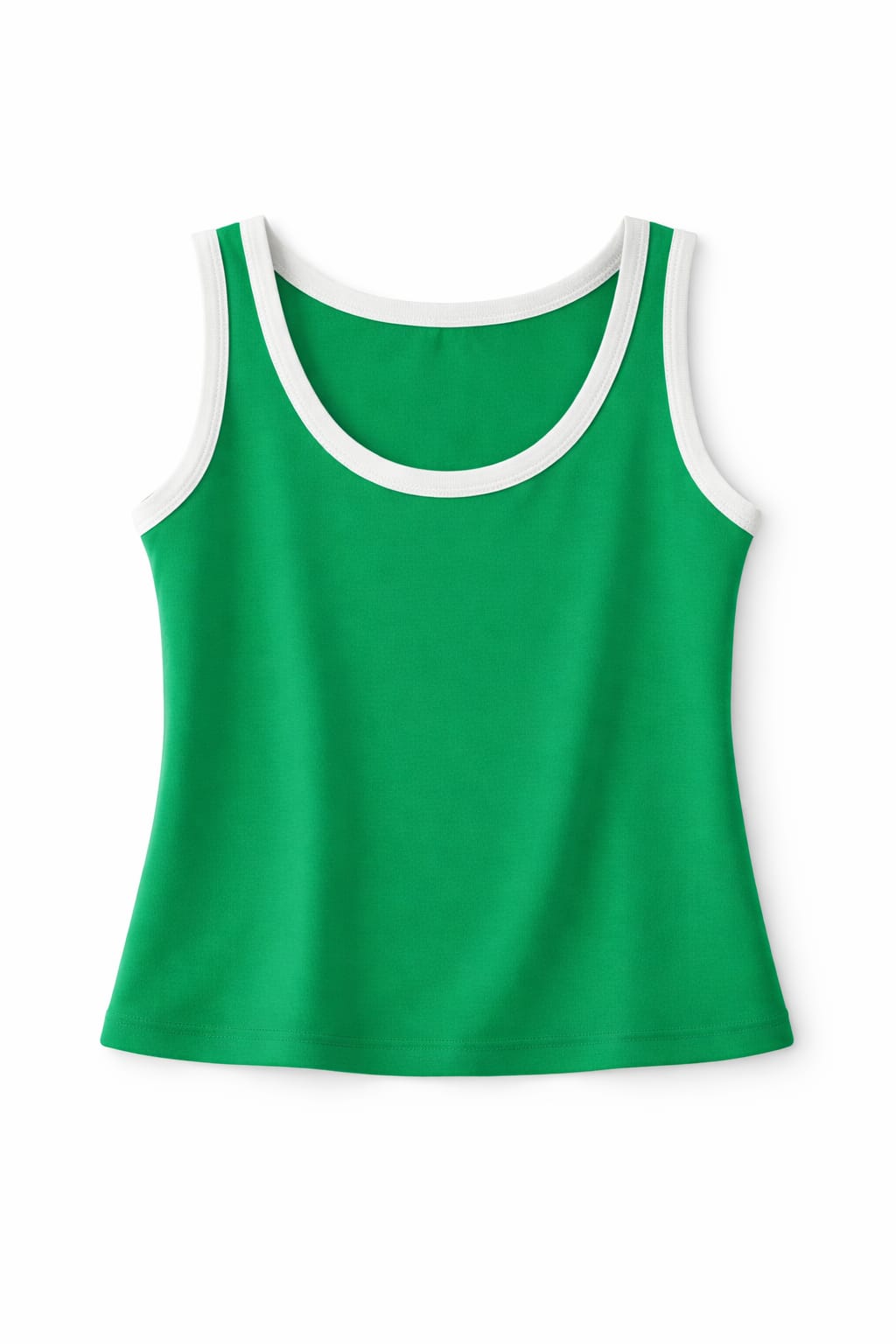 Green Sleeveless Knit Top