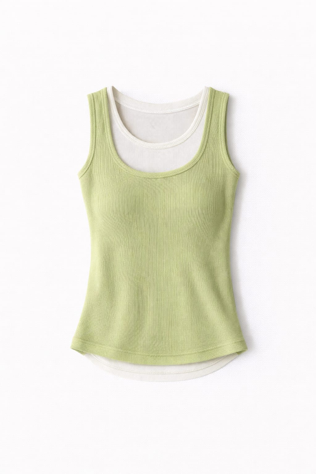 Lime & Beige 130 Double Layer Top