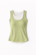 Lime & Beige 130 Double Layer Top