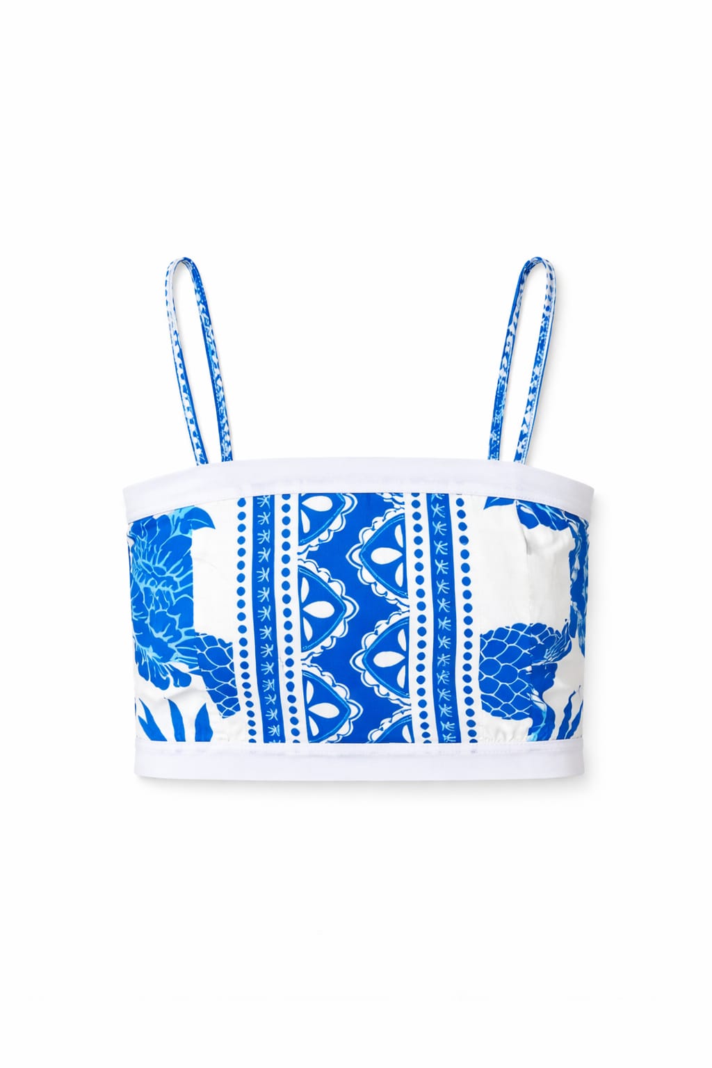 Blues Strapless Top