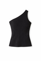 Black 101 Interknit One Shoulder Top