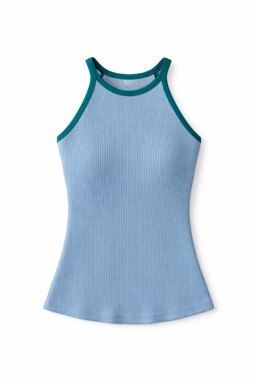 Baby Blue 101 interknit Colorblock Top