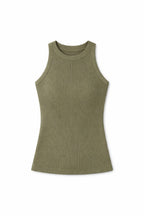 Olive 101 Interknit Racer Top