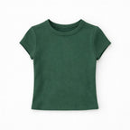 Teal 150 Cotton Blend Fitted Tee
