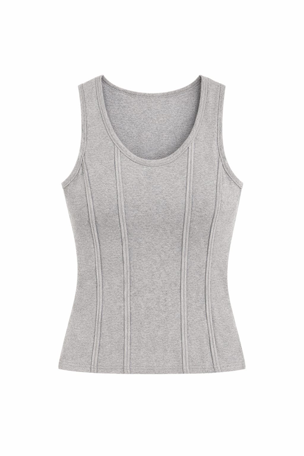 Grey Long Corset Top