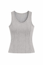 Grey Long Corset Top