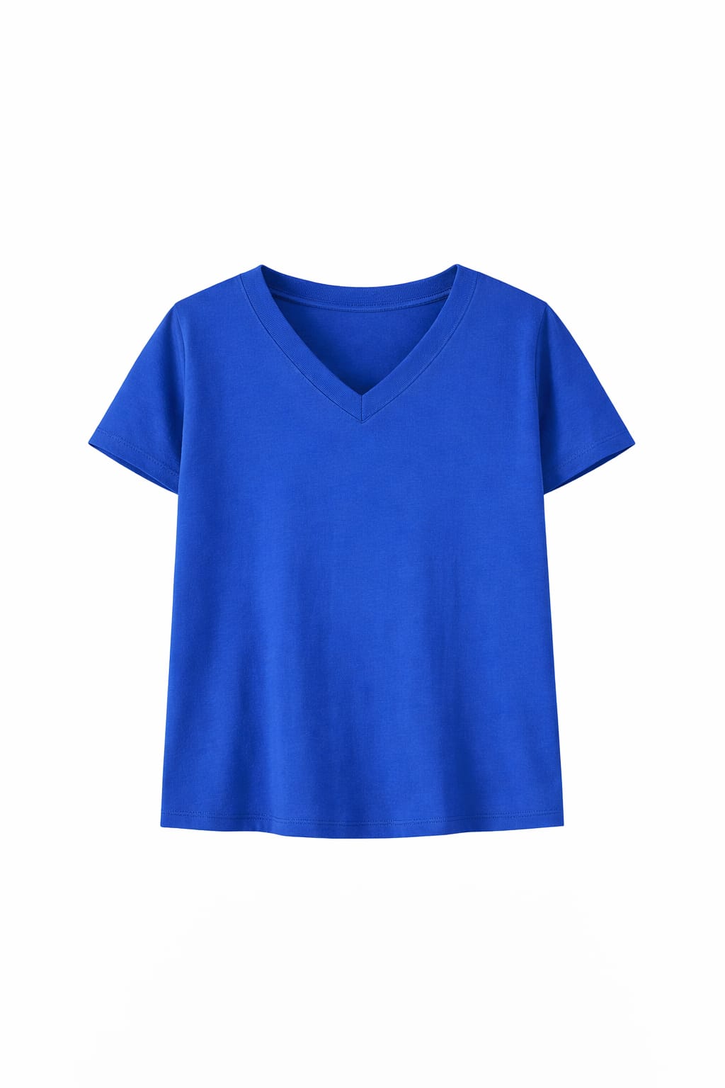 Blue Daily V Tee