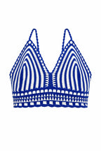 Blue Mini Handmade Crochet Halter