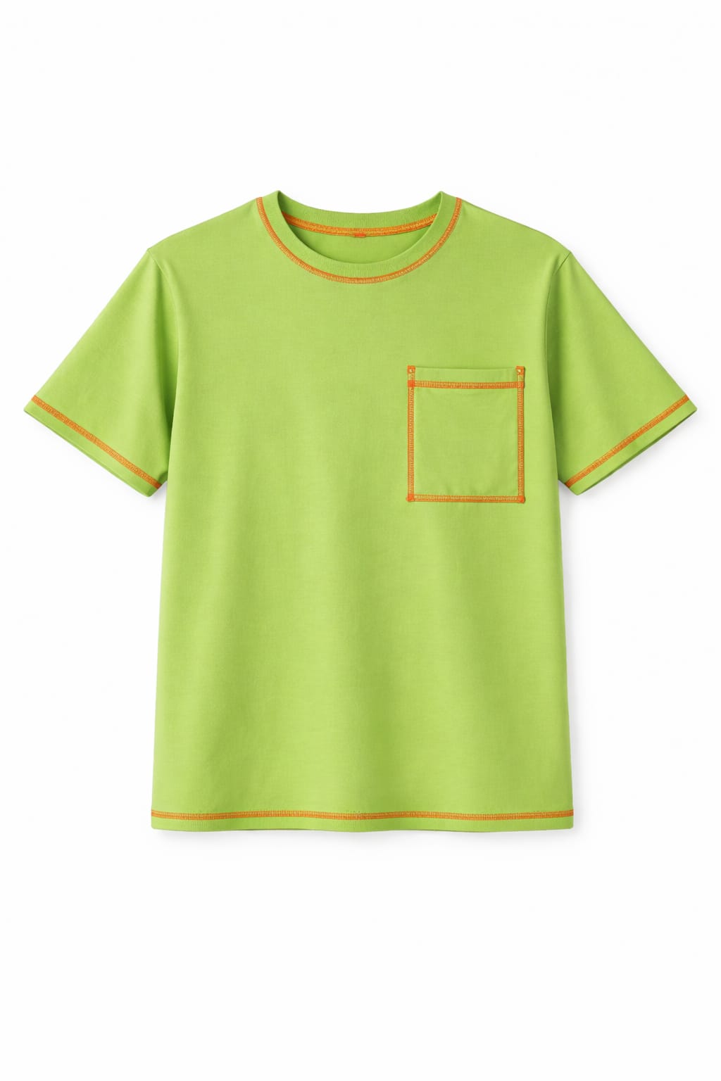Green Stitchy Tee