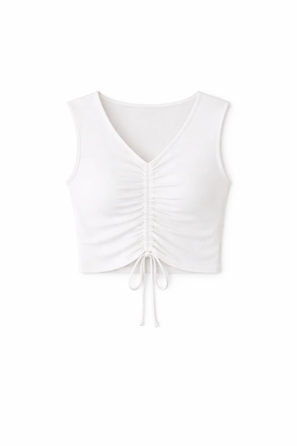 White Shoe Lace Top