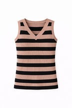 Cafe 101 Interknit Striped Tank Top