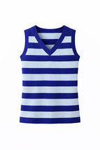 Blue 101 Interknit Striped Tank Top