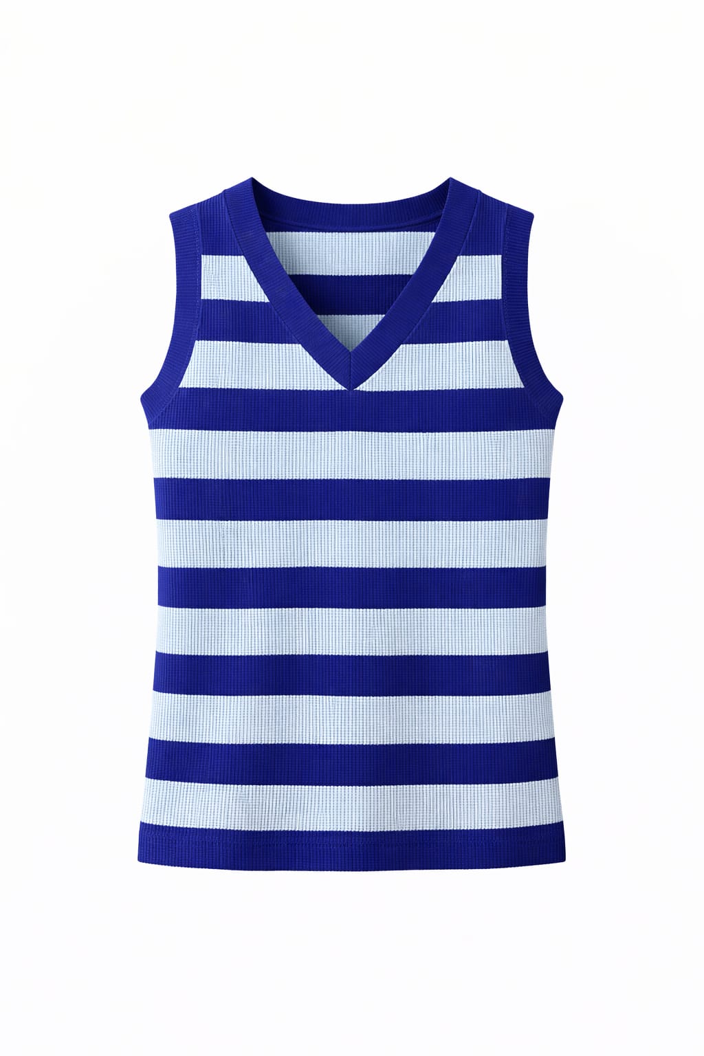Blue 101 Interknit Striped Tank Top