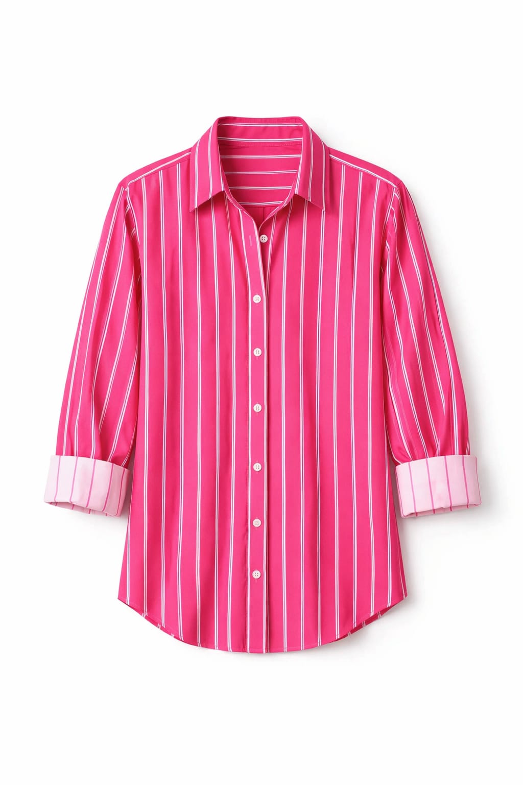 Matilda Pink Striped Button Up Shirt