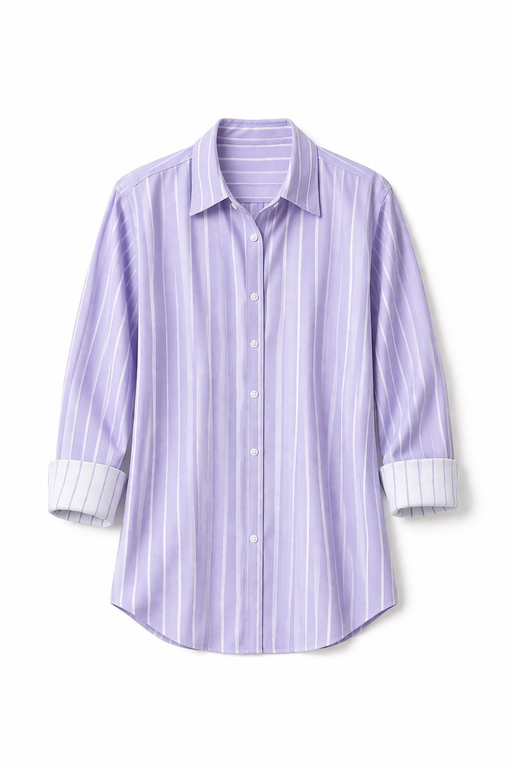 Matilda Purple Striped Button Up Shirt