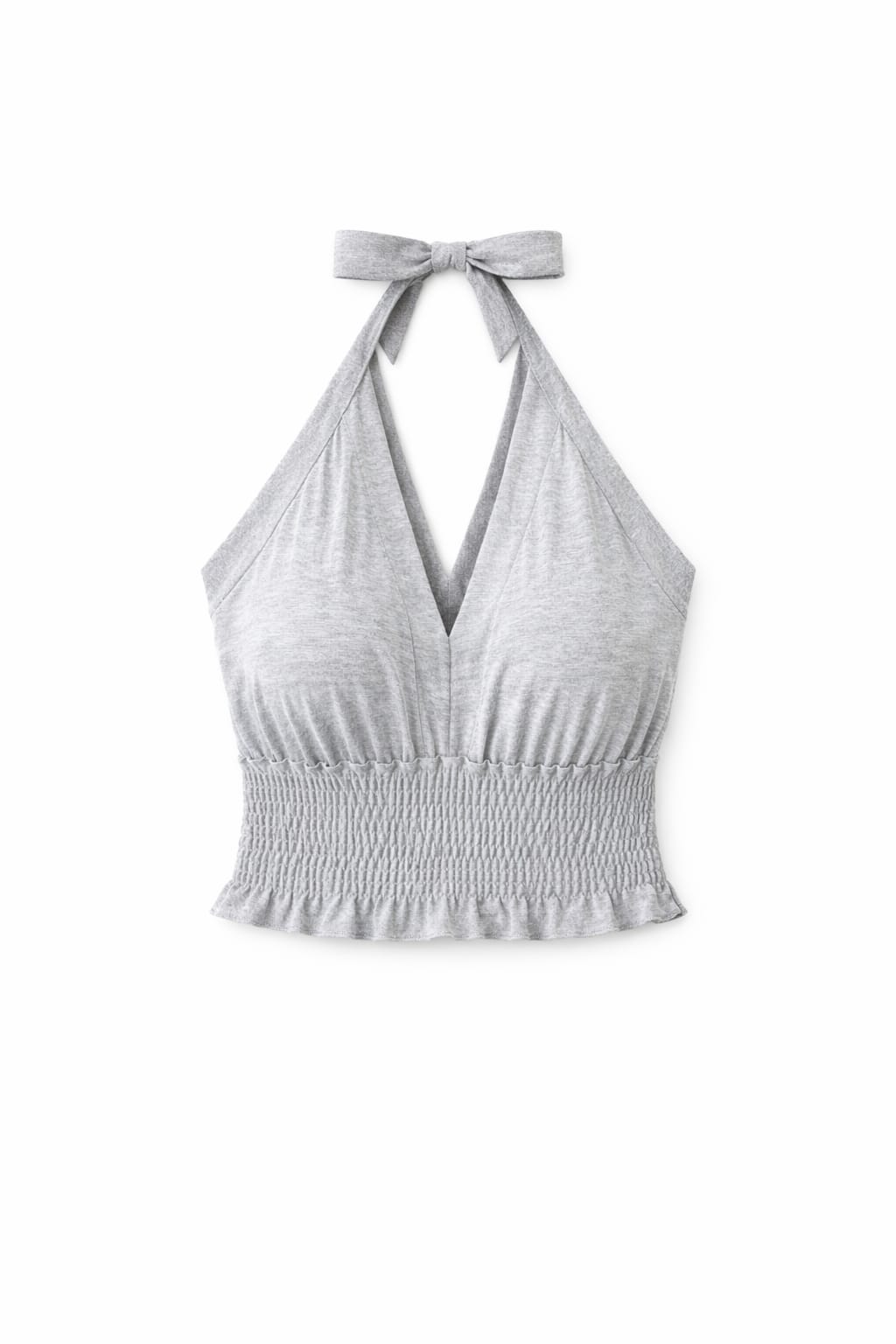 Grey Halter Top