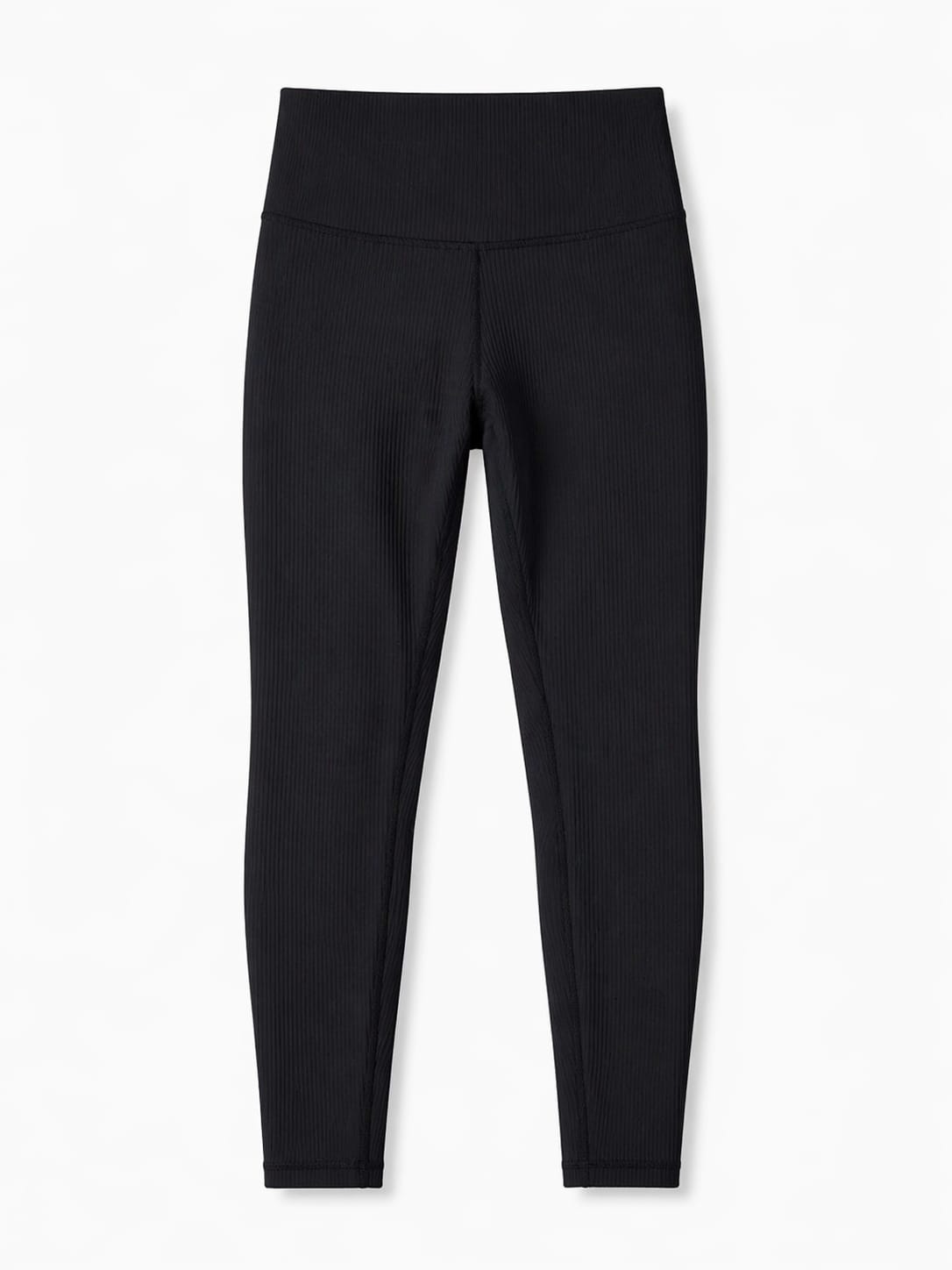 Black Ribbed Leggings