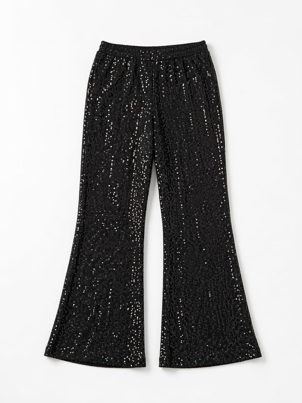 Black Sequin Party Pants