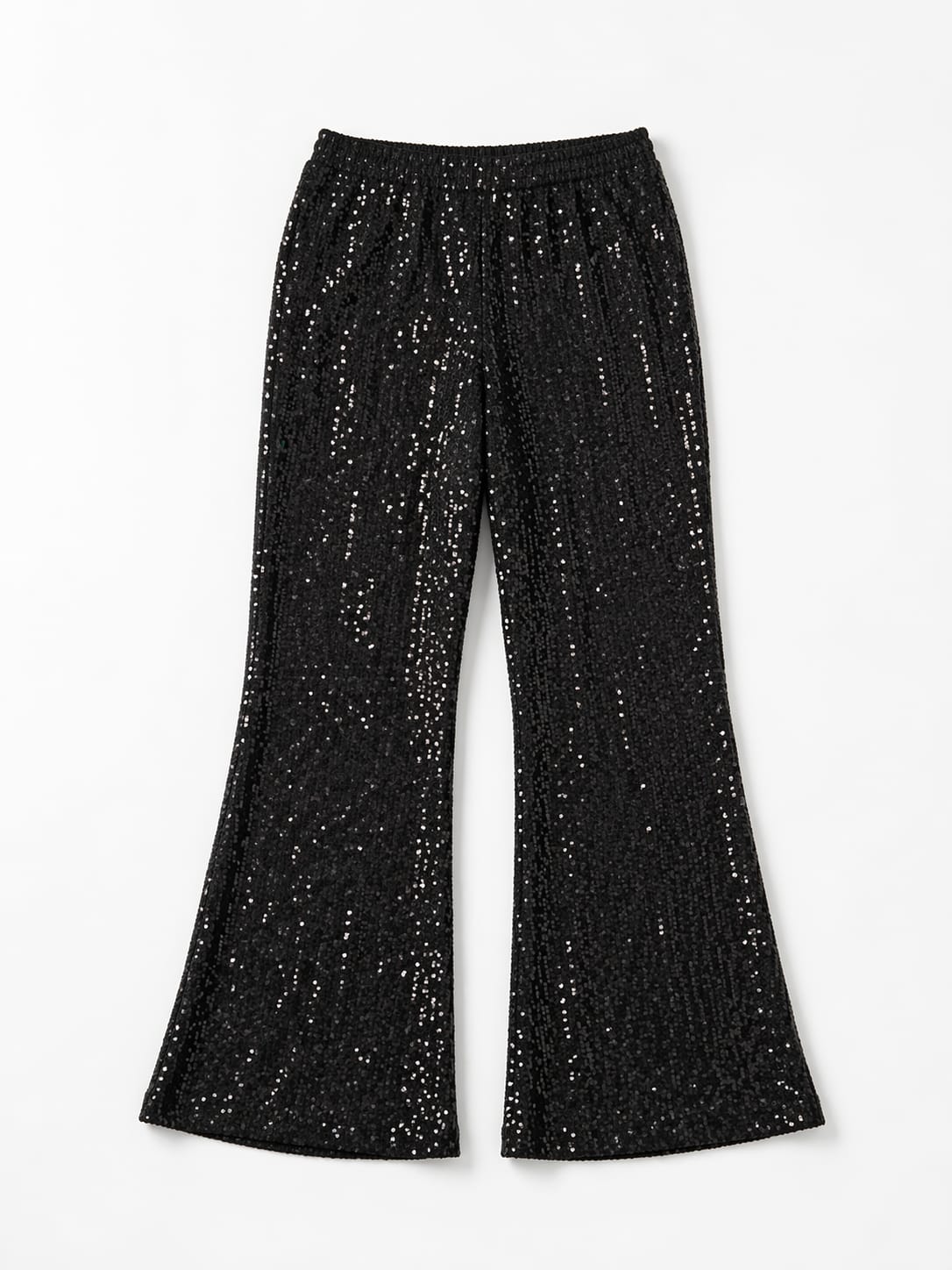 Black Sequin Party Pants