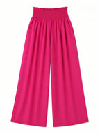 Fuchsia Elastic Boho pants