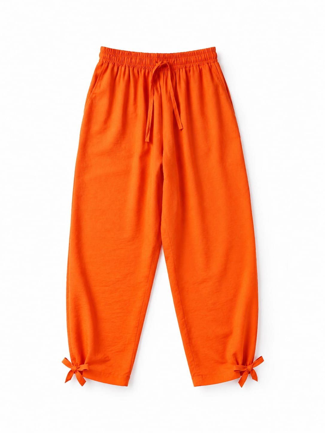 Orange Pulling My Leg Pants