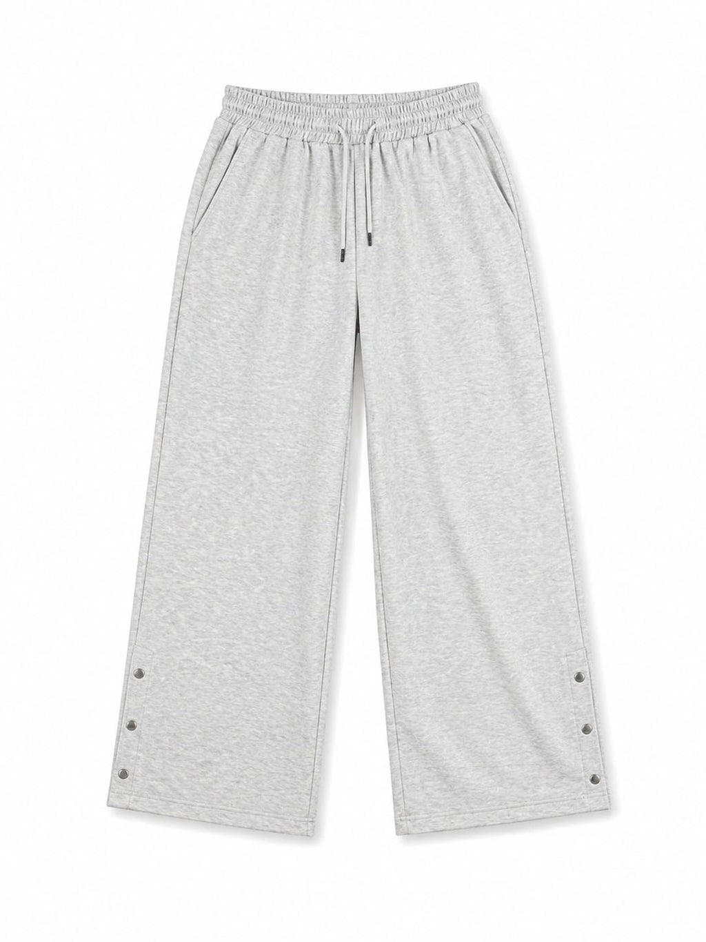 Light Grey Always Moving Side Slit Pants