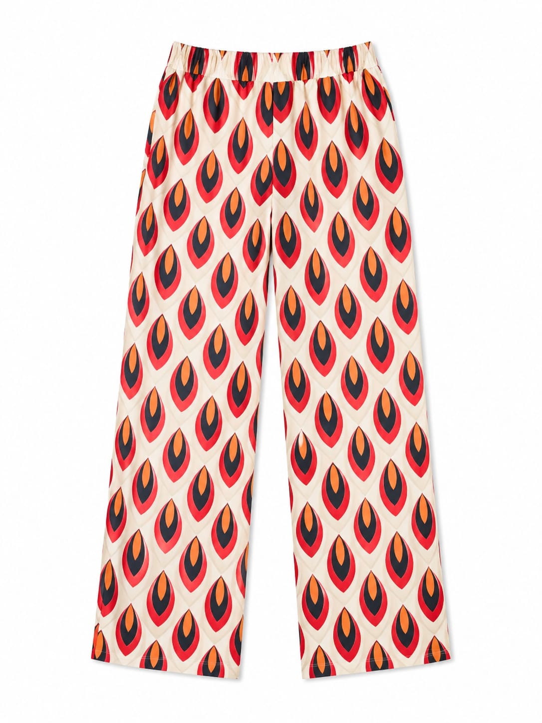 Red Retro Pants