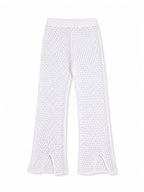 White Crochet Loving Beach Pants