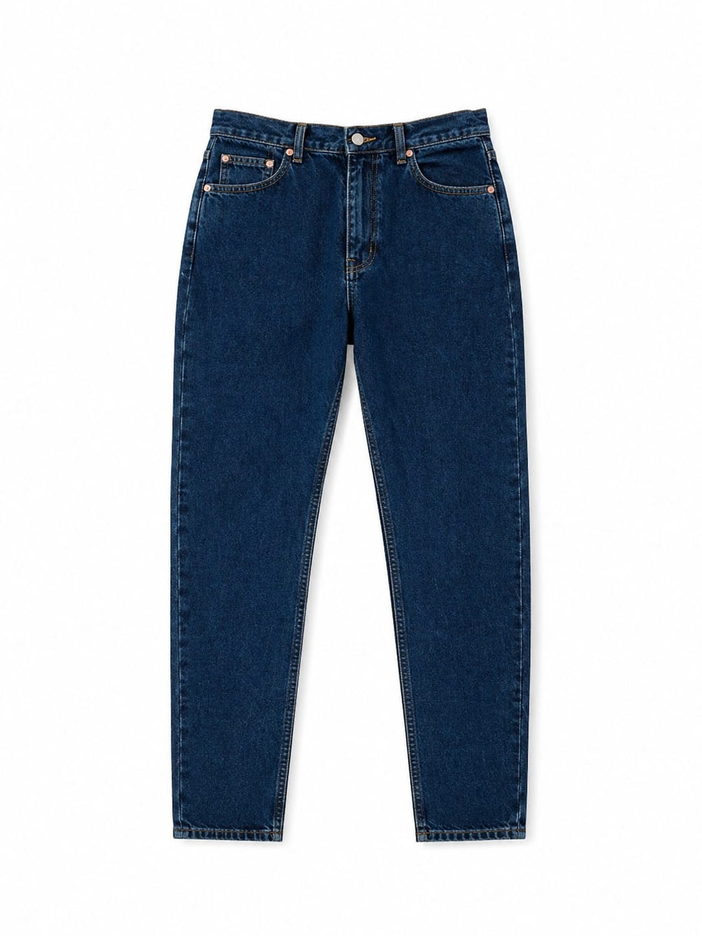 Dark Blue Slim Mom Jeans
