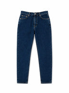 Dark Blue Slim Mom Jeans