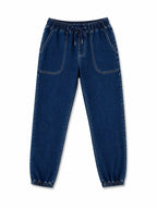 Blue Denim Flex Pants