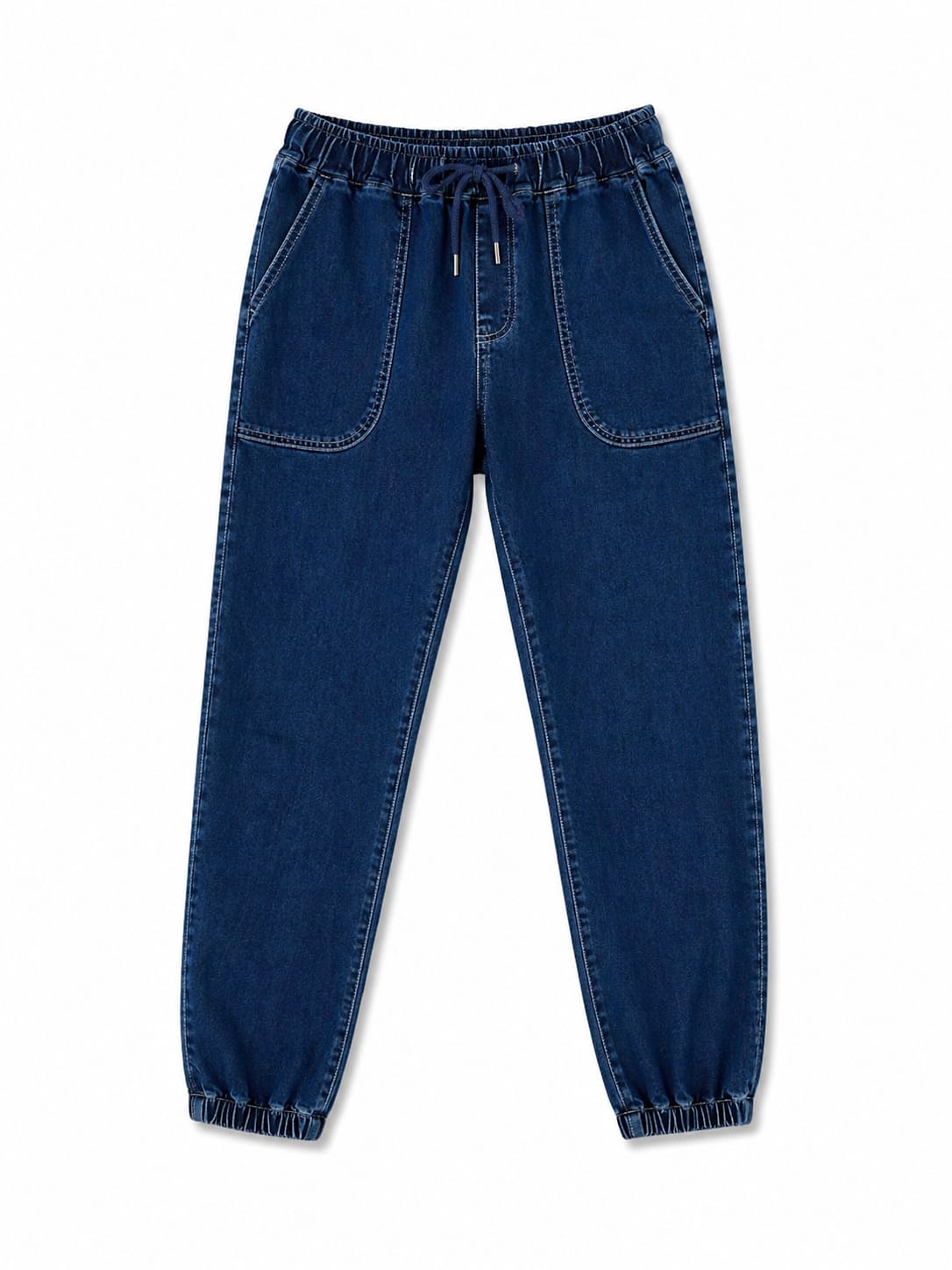 Blue Denim Flex Pants