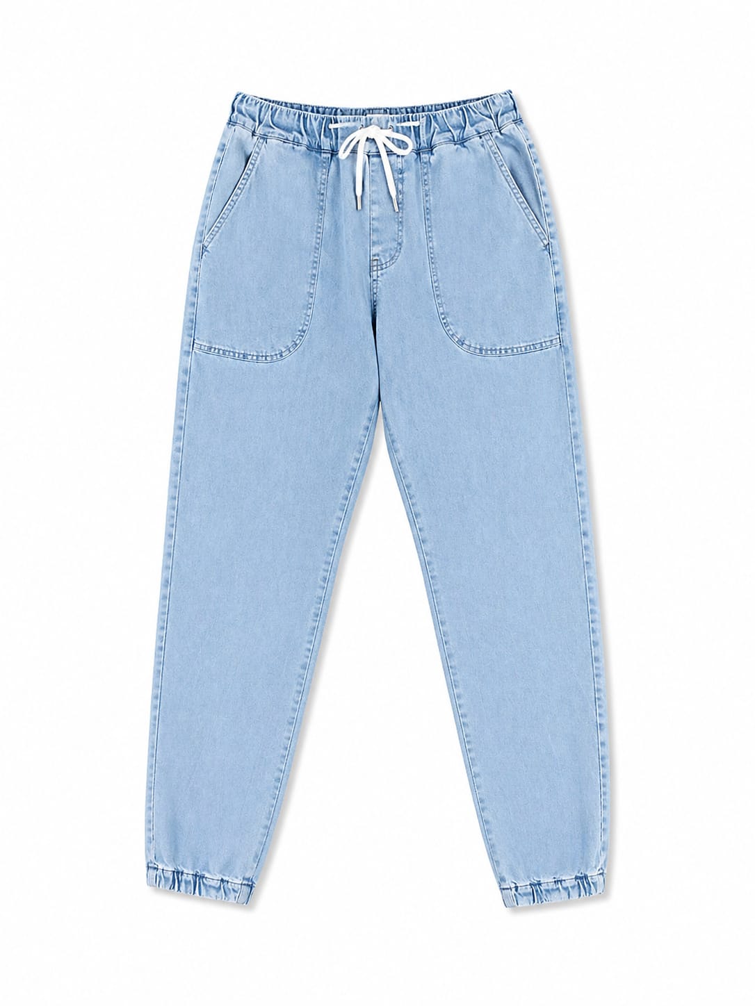 Light Blue Denim Flex Pants