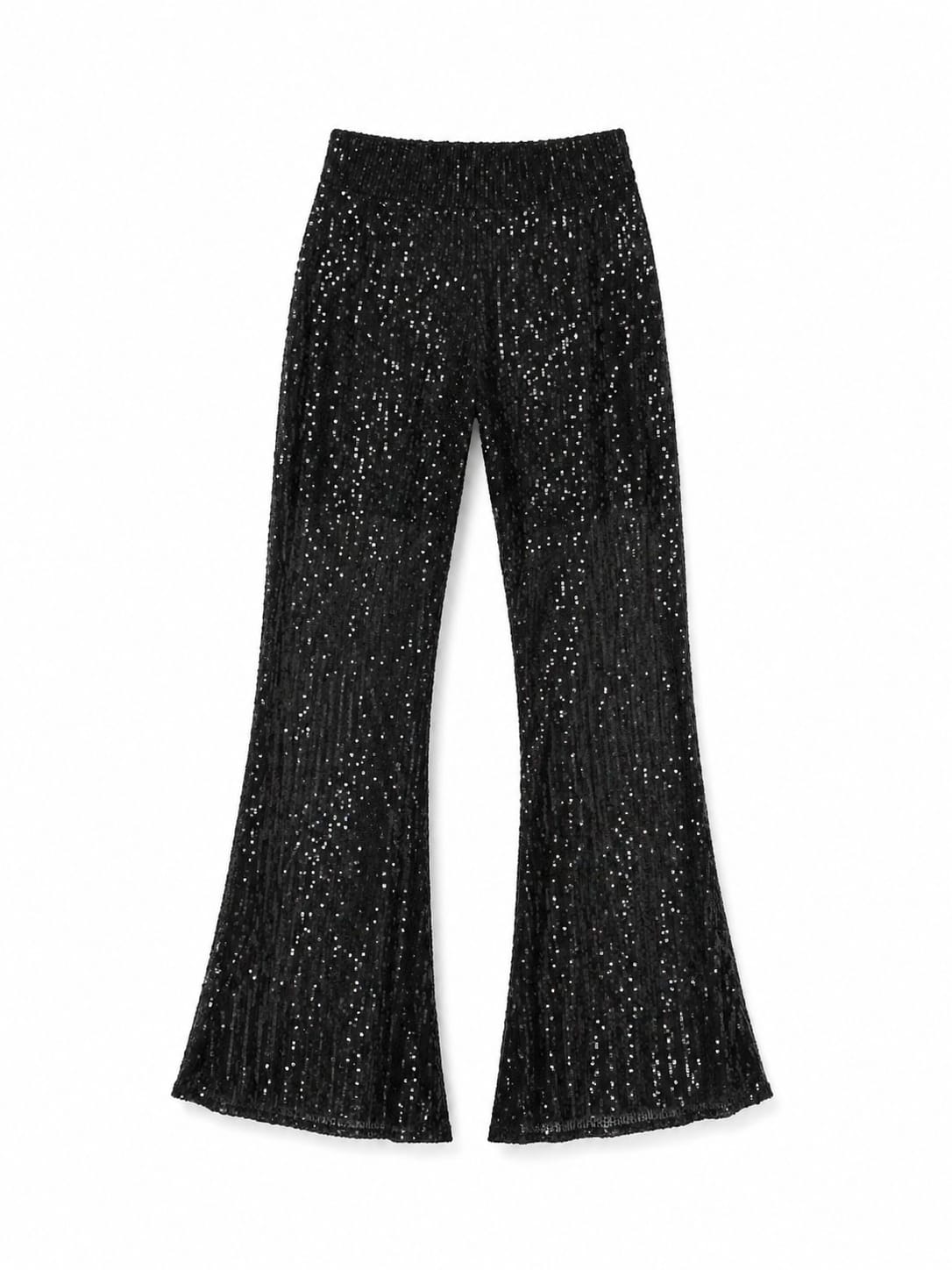 Black Party At The Disco Sequin Pants