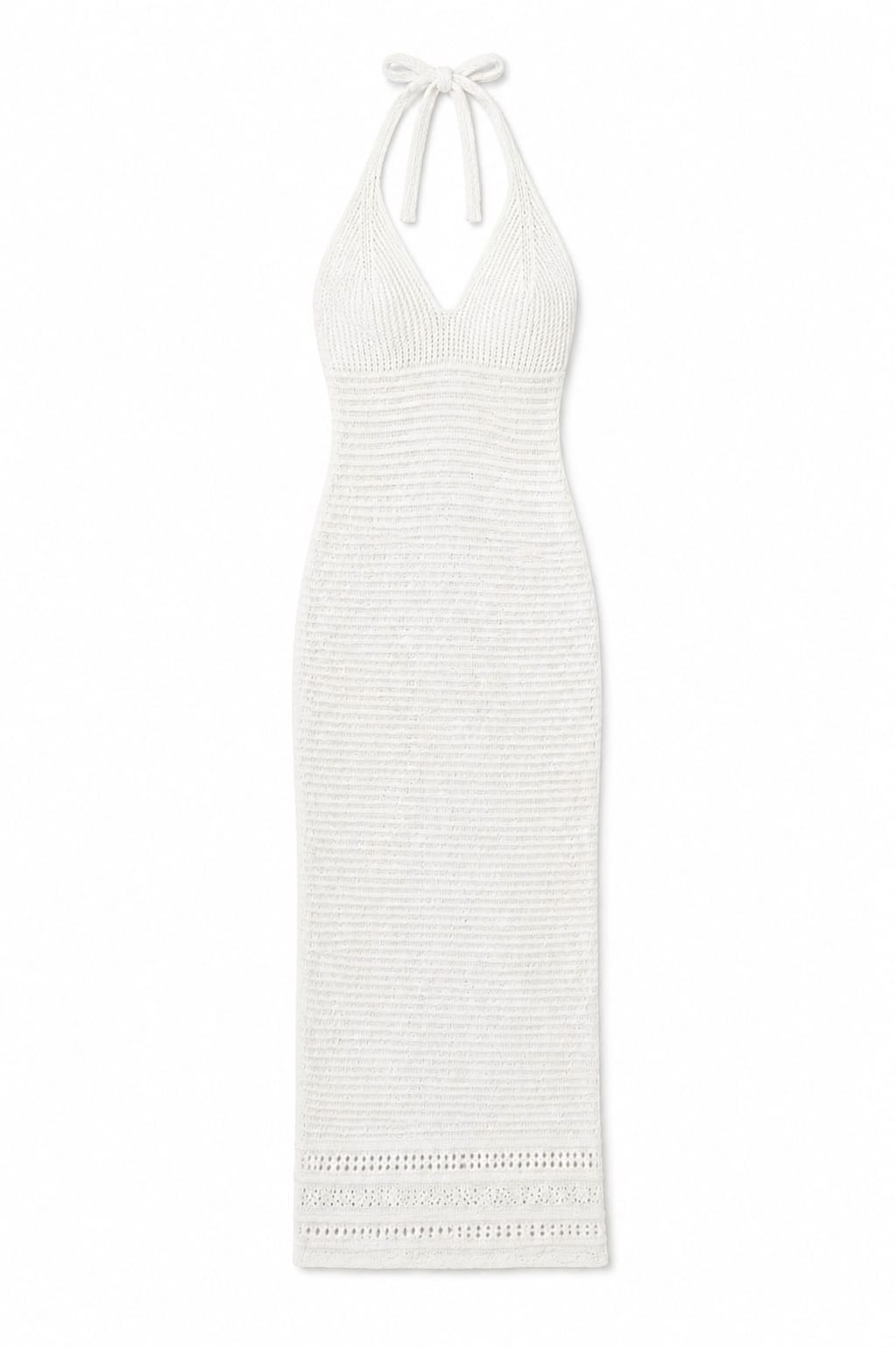 White Midnight Backless Dress