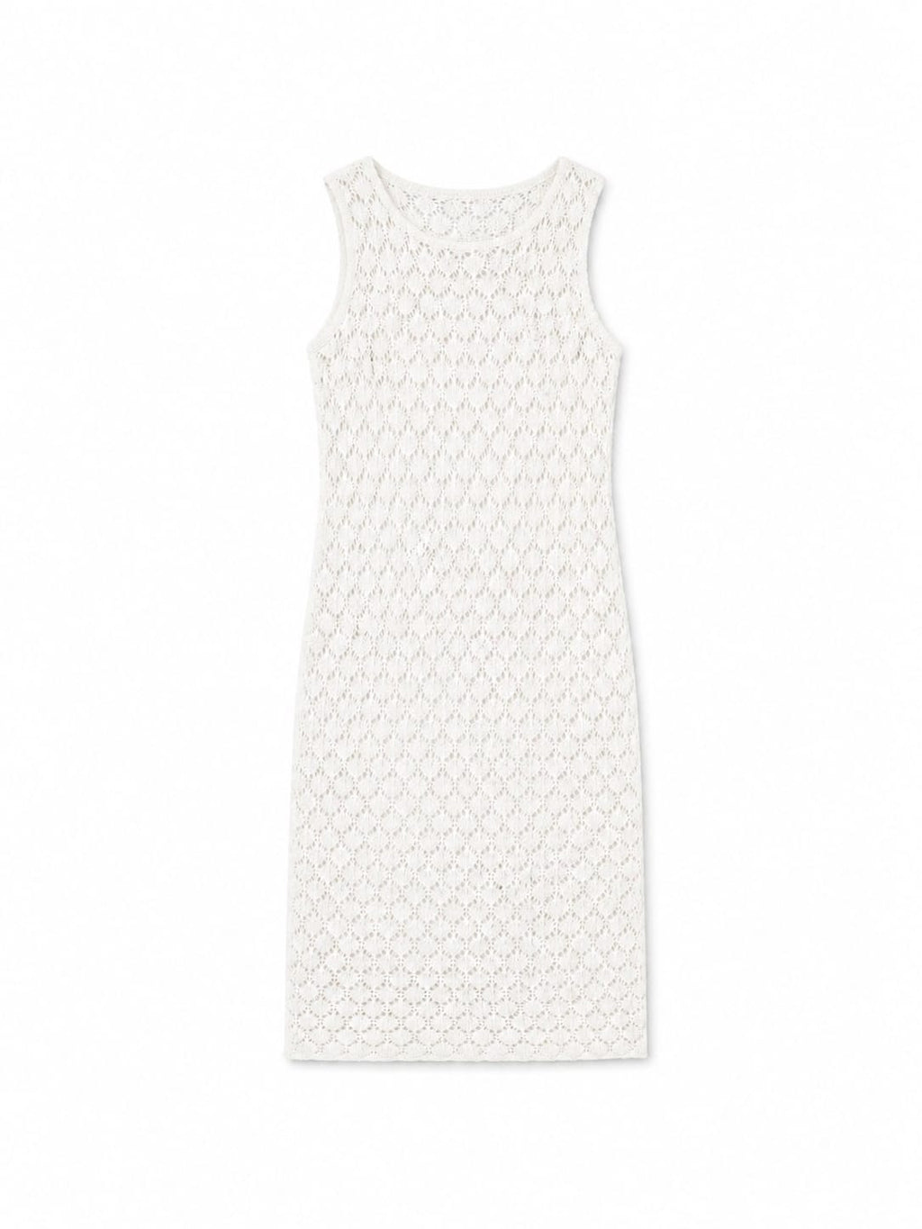 White Avery Lined Dress