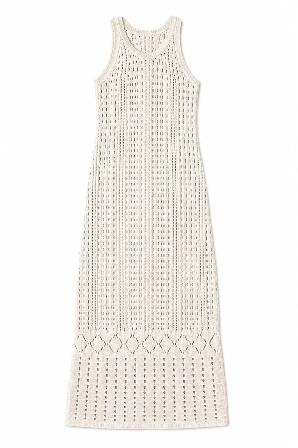 White Starlight Lined Dress